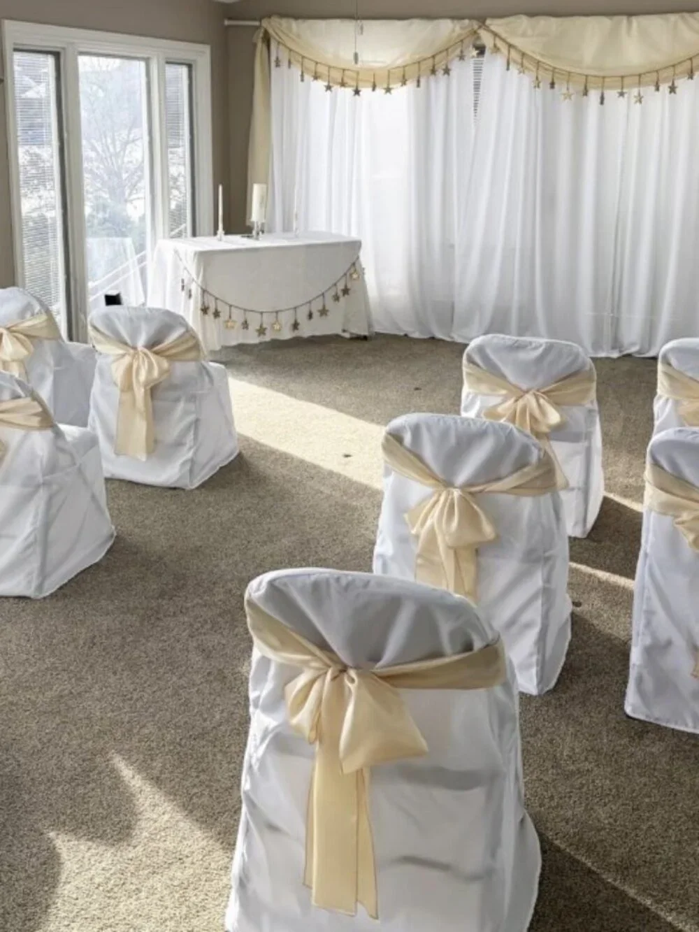 20 Satin Chair Sashes Bows Decoration  - NWT